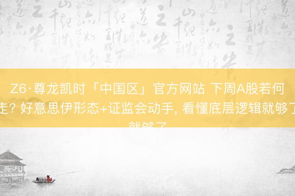Z6·尊龙凯时「中国区」官方网站 下周A股若何走? 好意思伊形态+证监会动手, 看懂底层逻辑就够了