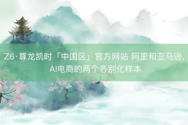 Z6·尊龙凯时「中国区」官方网站 阿里和亚马逊， AI电商的两个各别化样本