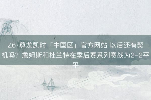 Z6·尊龙凯时「中国区」官方网站 以后还有契机吗？詹姆斯和杜兰特在季后赛系列赛战为2-2平