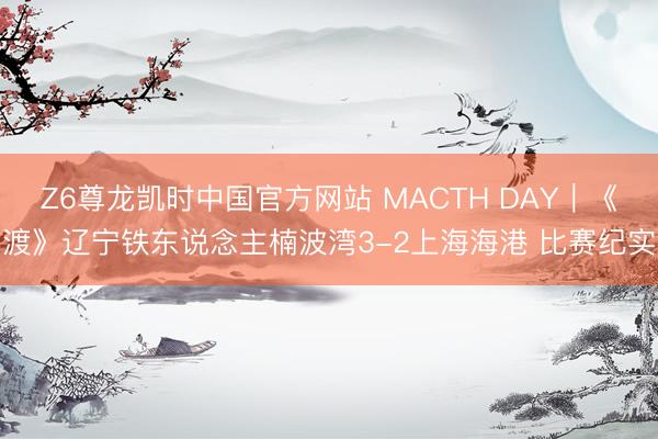 Z6尊龙凯时中国官方网站 MACTH DAY｜《渡》辽宁铁东说念主楠波湾3-2上海海港 比赛纪实