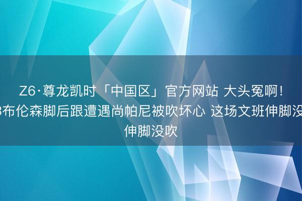Z6·尊龙凯时「中国区」官方网站 大头冤啊！G3布伦森脚后跟遭遇尚帕尼被吹坏心 这场文班伸脚没吹