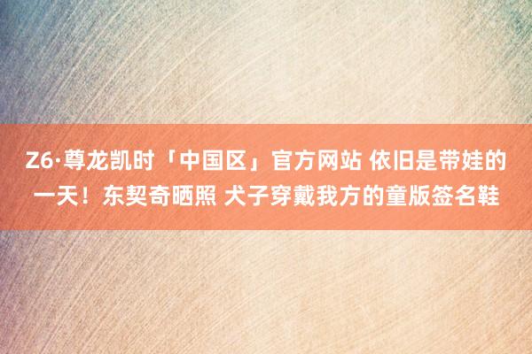 Z6·尊龙凯时「中国区」官方网站 依旧是带娃的一天!东契奇晒照 犬子穿戴我方的童版签名鞋
